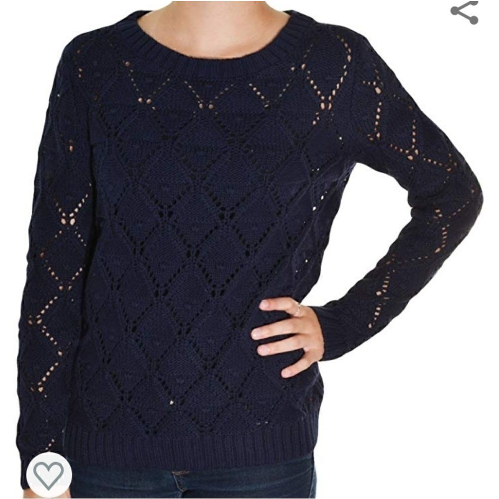 Tommy Hilfiger Womens Long Sleeve Knit Sweater Small